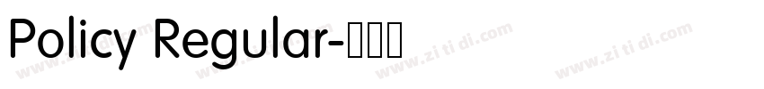 Policy Regular字体转换 Policy Regular字体转换